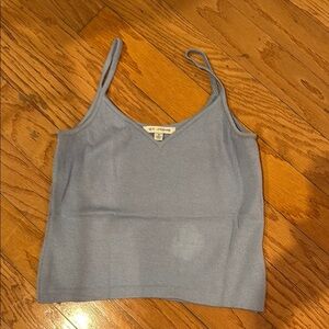 St. John Blue Sleeveless Fitted Camisole